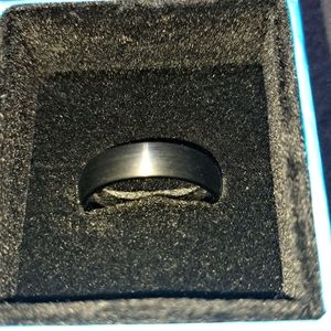 Black Tungsten Carbide 6mm Wedding Band